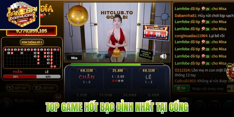 Top game hốt bạc đỉnh nhất tại cổng
