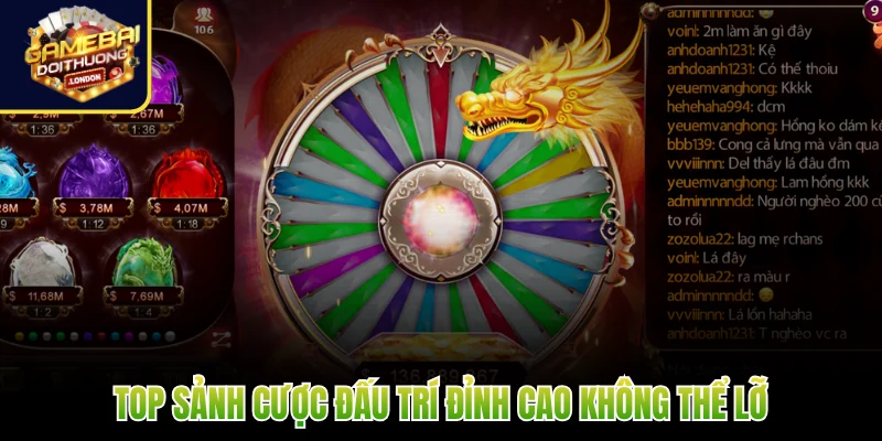 Top sảnh cược đấu trí đỉnh cao không thể lỡ