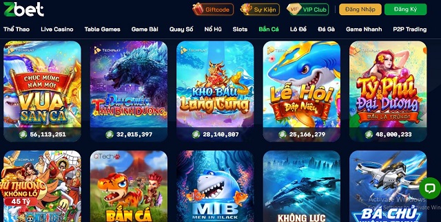 Bắn cá siêu hay tại nhà cái