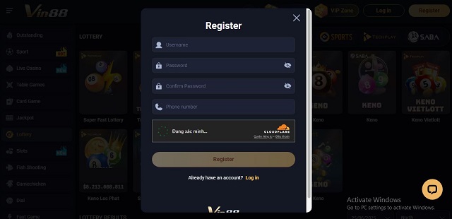 Đăng ký tài khoản