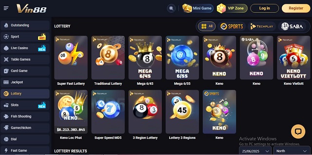 Game xổ số lô đề