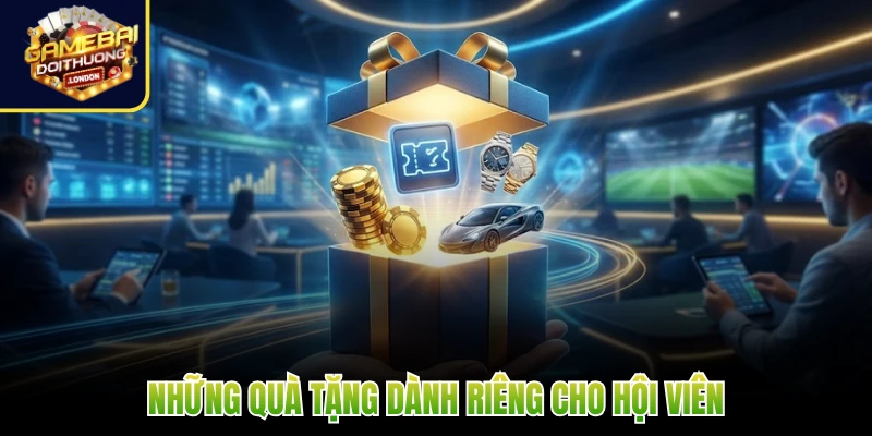 Những quà tặng dành riêng cho hội viên