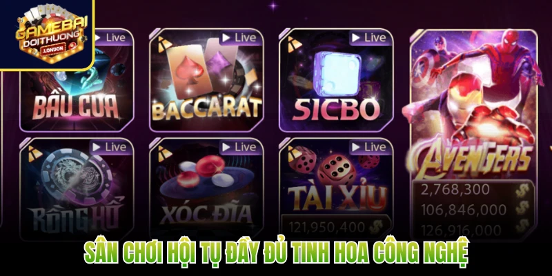 Sân chơi hội tụ đầy đủ tinh hoa công nghệ