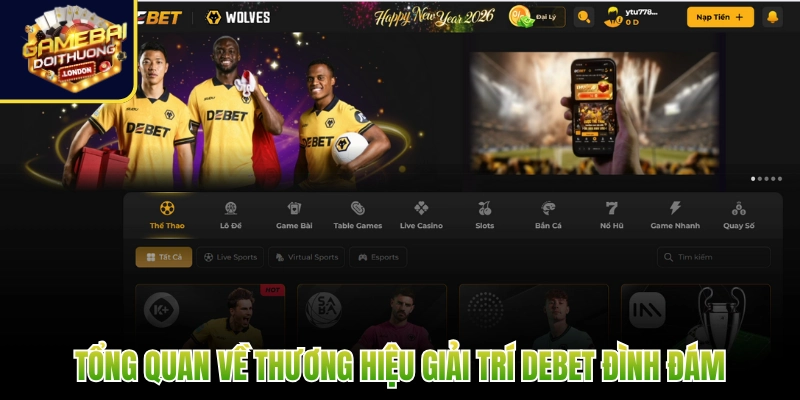 Tổng quan về thương hiệu giải trí Debet đình đám