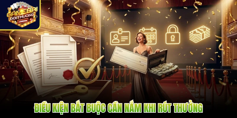 Điều kiện bắt buộc cần nắm khi rút thưởng