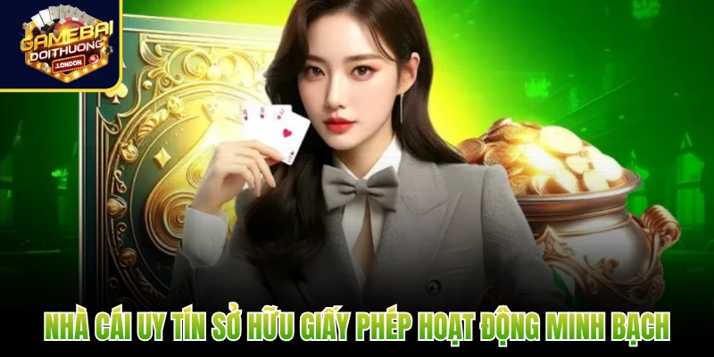 Nhà cái uy tín sở hữu giấy phép hoạt động minh bạch