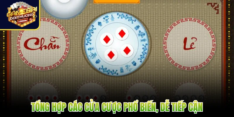 Tổng hợp các cửa cược phổ biến, dễ tiếp cận