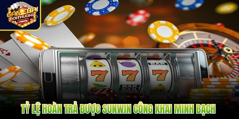 Tỷ lệ hoàn trả được Sunwin công khai minh bạch